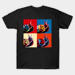 Red Lips Snail - Cool Tropical Fish T-Shirt